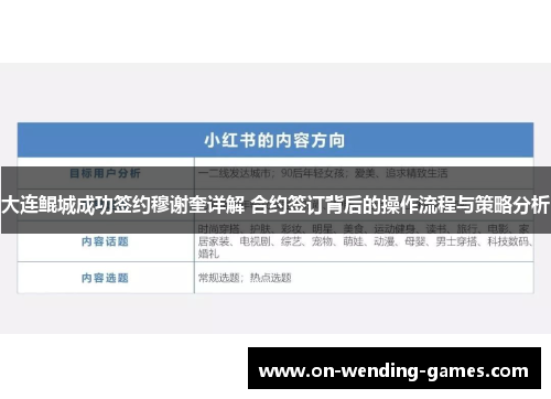 大连鲲城成功签约穆谢奎详解 合约签订背后的操作流程与策略分析