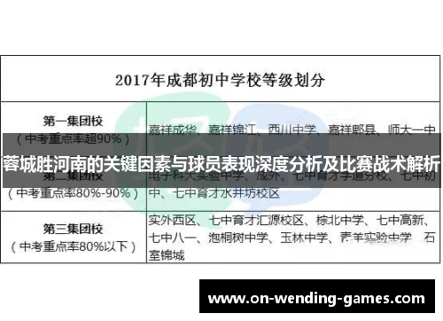 蓉城胜河南的关键因素与球员表现深度分析及比赛战术解析